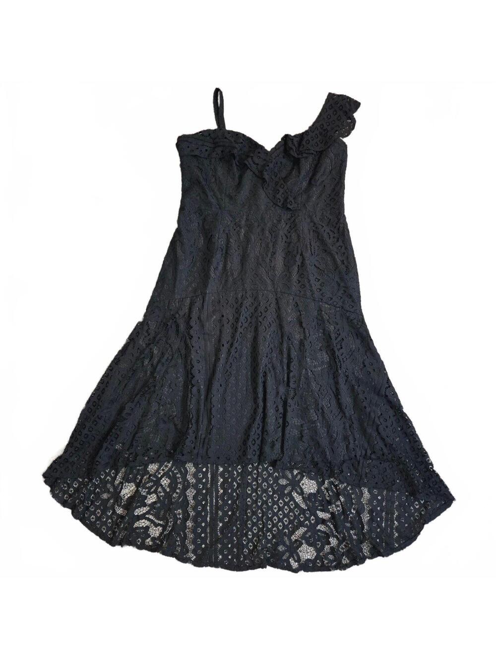 City Chic Maxi Femme Fatale Black Lace Dress Size XL/22